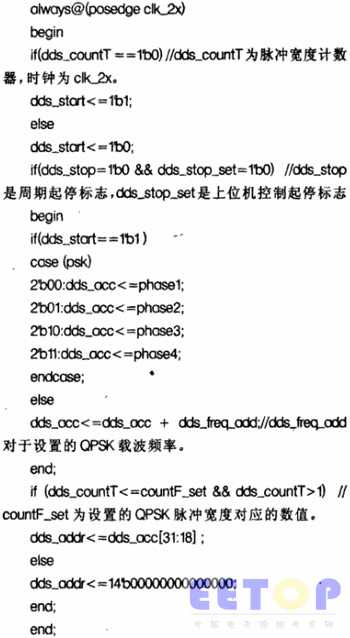 基于FPGA的QPSK信号源的设计与实现